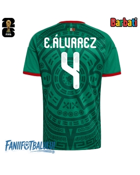 Mexic Edson Alvarez #4 Tricou Fotbal Replică Mondial 2026 Barbati Acasa